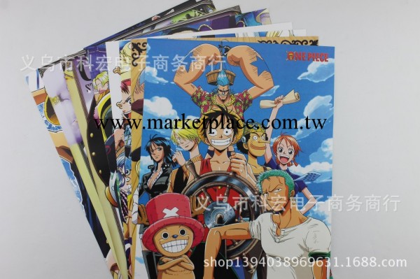 動漫 海賊王兩年後 海報 壓紋海報 8張/套 3RB56E 現貨批發混發工廠,批發,進口,代購