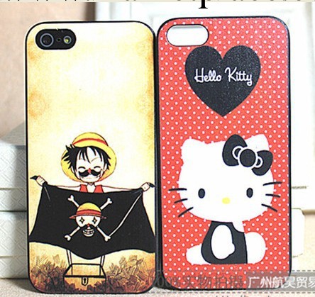 新潮 海賊王 kitty iPHone4/4S手機外殼 iphone5保護套潮牌配件批發・進口・工廠・代買・代購