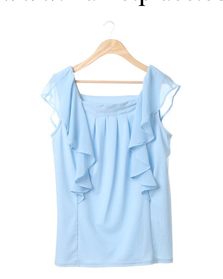 新款夏季女裝2014INGNI原單雪紡針織衫工廠,批發,進口,代購