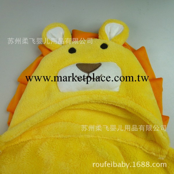 法蘭絨珊瑚絨抱毯 卡通動物抱毯 披風毯 3D立體毯子 獅子工廠,批發,進口,代購