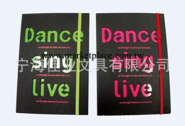 鏤空logo黑卡膠裝環保筆記本 黑卡精裝本批發・進口・工廠・代買・代購
