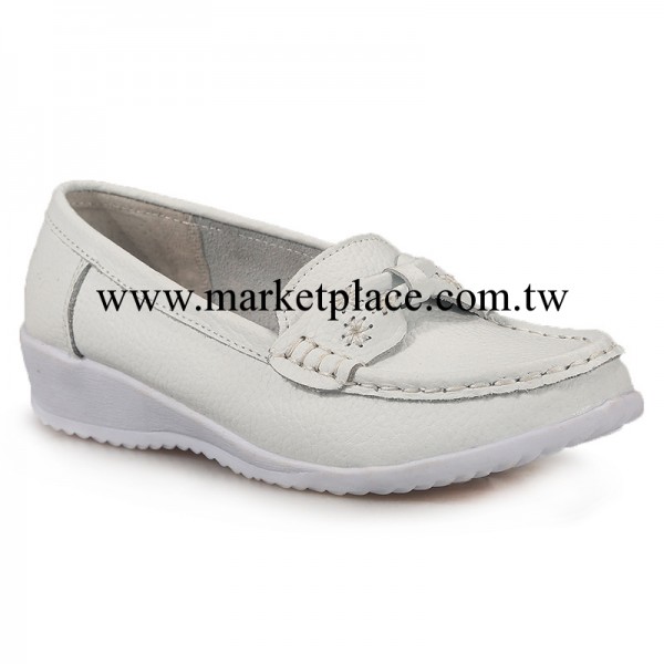 2014新款白色真皮護士鞋工作鞋女單鞋媽媽鞋批發・進口・工廠・代買・代購