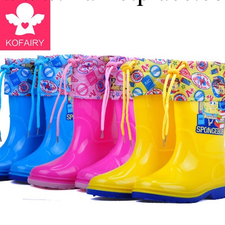 新款兒童雨鞋 韓國防滑水鞋男女童時尚寶寶加絨雨鞋雨靴批發・進口・工廠・代買・代購