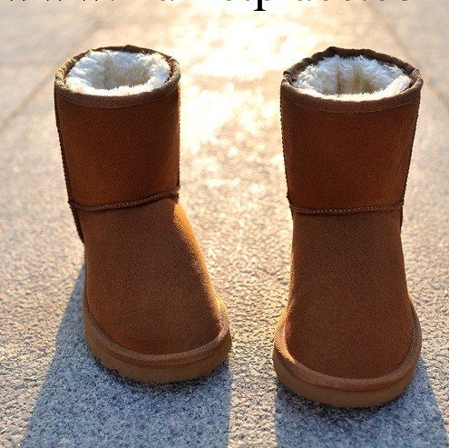 [hot]童靴 真皮時尚兒童保暖雪地棉靴定制批發批發・進口・工廠・代買・代購