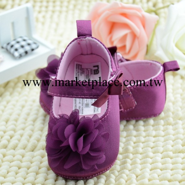 2014夏季新款寶寶單鞋紫色花朵嬰兒鞋軟底學步鞋babyshoes工廠,批發,進口,代購