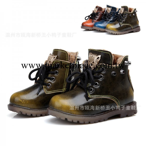 童鞋批發 2013冬款系帶軟底新款加厚棉鞋 寶寶棉靴21-25工廠,批發,進口,代購
