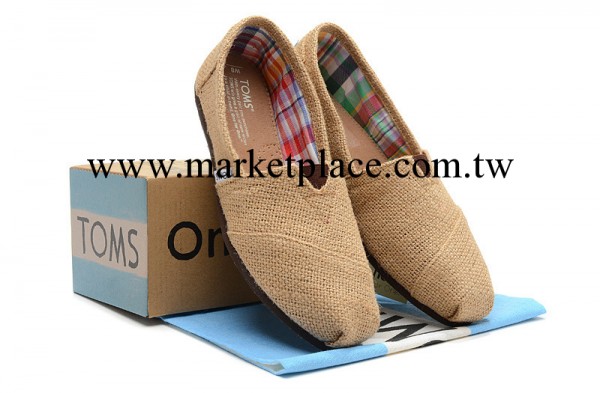 <TOMS>經典款帆佈鞋亞麻佈套腳懶人帆佈男鞋休閒鞋 現貨工廠,批發,進口,代購