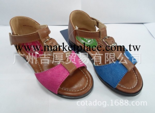 2014韓國品牌夏季新款童鞋真皮馬毛糖果涼鞋WA14-026批發・進口・工廠・代買・代購