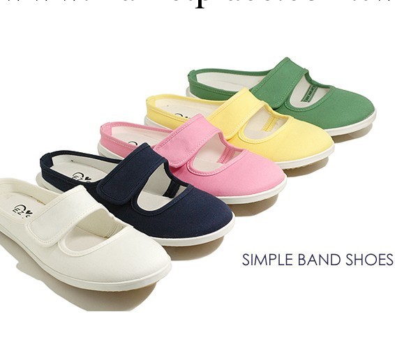 EZshoes 大童鏤空魔術貼帆佈包頭拖鞋休閒鞋 韓國正品童鞋批發200工廠,批發,進口,代購