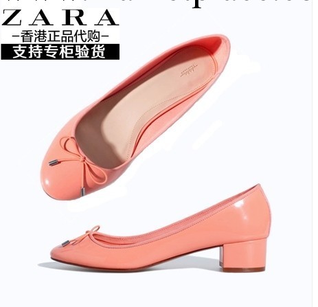 ZARA 2014春季新款中跟粗跟圓頭蝴蝶結芭蕾鞋3302301工廠批發代發工廠,批發,進口,代購