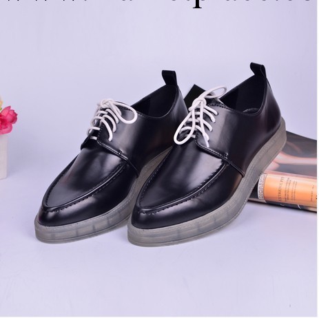 2014新款Z*R*  軟底小尖頭透明大底真皮系帶女單鞋批發 一件代發工廠,批發,進口,代購