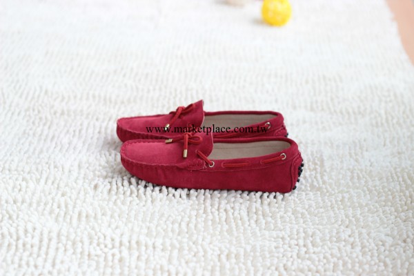 春夏真皮磨砂豆豆鞋 平底女鞋單鞋 低幫平跟休閒鞋批發 2013新款工廠,批發,進口,代購