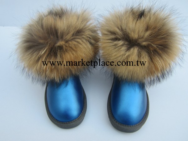 5854炫彩狐貍毛雪靴系列，熱銷爆款，廠傢生產直銷，歡迎訂購批發・進口・工廠・代買・代購