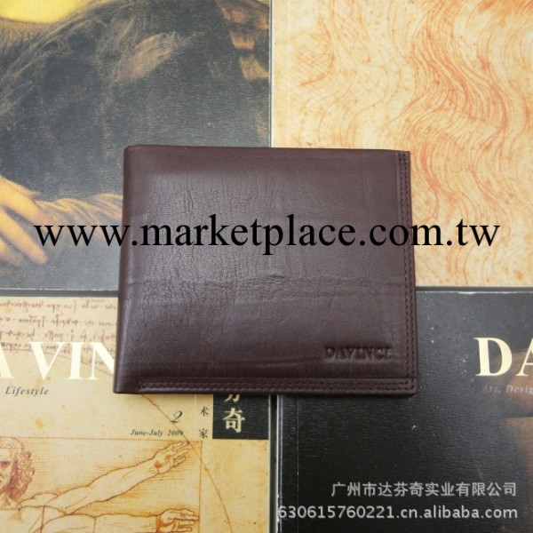 DAVINCI達芬奇品牌男士真皮包  牛皮錢包 經典男士錢夾  真皮包工廠,批發,進口,代購