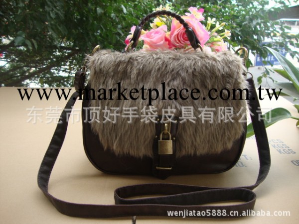 新款時尚皮草大牌女包 、PU女士包 女士挎包 休閒女包工廠,批發,進口,代購