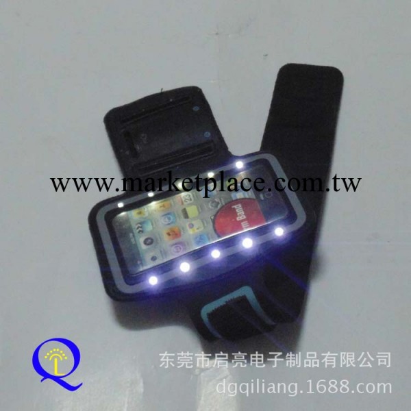 新款發光iphone5/5S 運動手臂帶 LED手機保護套臂帶 蘋果手臂包工廠,批發,進口,代購