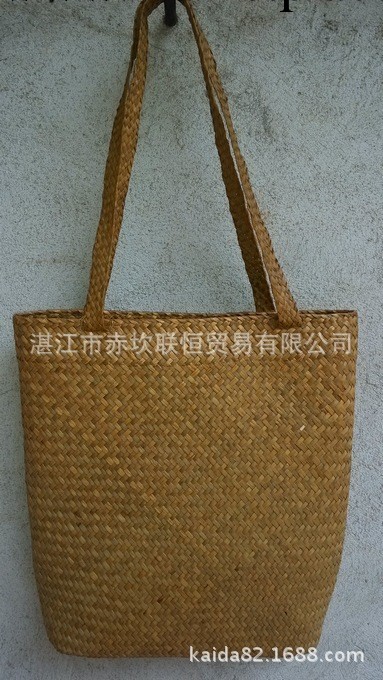 夏季熱銷款　少量批發手工編簡約鄉村自然風格草編包海灘包袋工廠,批發,進口,代購