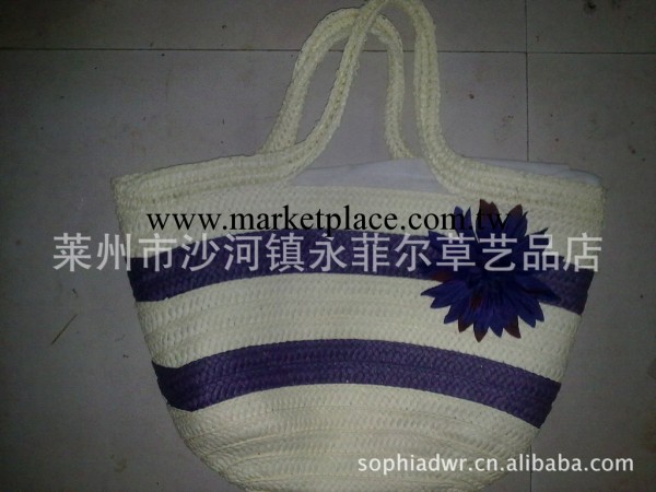 太陽花紙工藝品的時尚休閒草編包工廠,批發,進口,代購