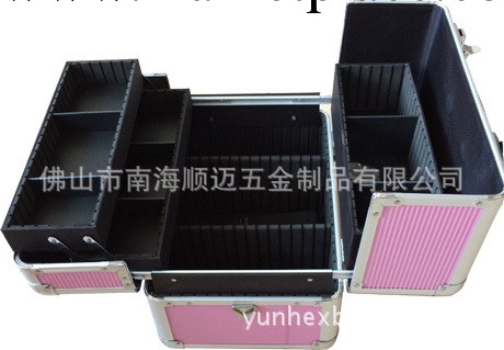 廠傢供應大號雙開軌道盒子化妝箱,手提箱工廠,批發,進口,代購