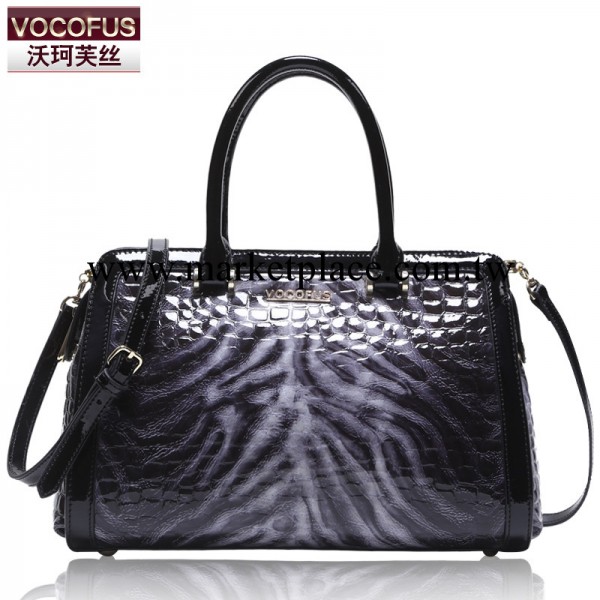 Vocofus 2014時尚牛皮包真皮女包鱷魚紋女士手袋包手提單肩斜挎包工廠,批發,進口,代購