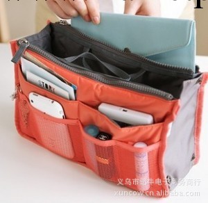 廠傢直銷韓版加厚帶手提多功能收納包 包中包 化妝包 BAG IN BAG工廠,批發,進口,代購