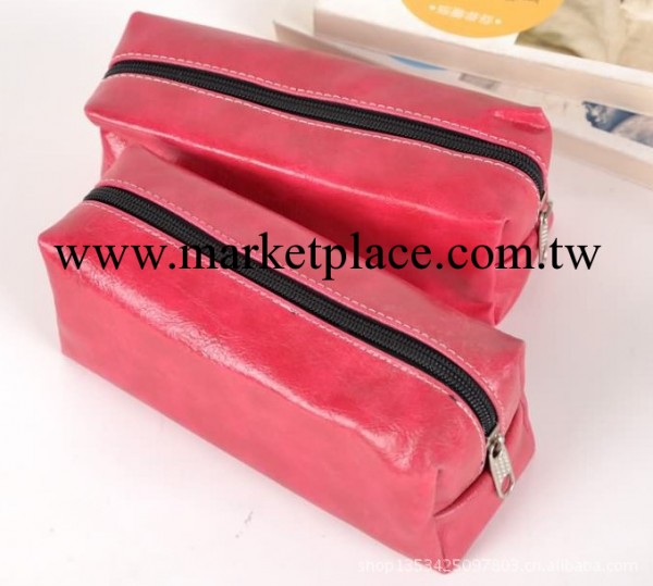 特價 韓國外貿正品尾單貨高檔PU皮料手拿時尚化妝包 2色工廠,批發,進口,代購