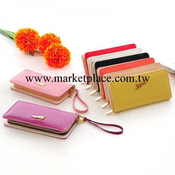 2014新款韓版女式時尚手拿包 石頭紋錢包  亮皮錢包 爆款批發工廠,批發,進口,代購