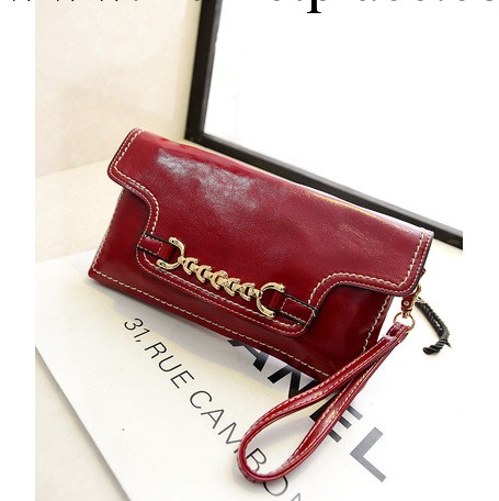 2014 新款包包  大牌風油皮鏈條包包 女士手拿包批發0270工廠,批發,進口,代購