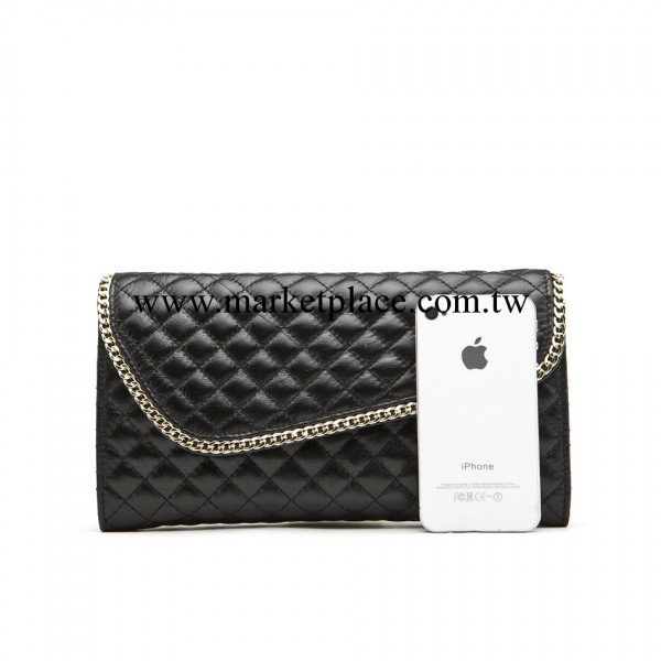 廣州批發  真皮鏈條女 手拿包 頭層羊皮 女士單肩 斜跨 韓版時尚工廠,批發,進口,代購