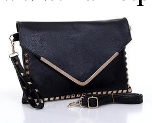 2014新款V型包柳釘信封包簡約手拿包單肩斜跨 女包 包一件代發工廠,批發,進口,代購