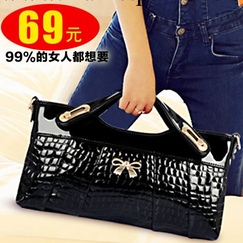 淘派斜跨牛皮小包包2014新款韓版潮時尚女包單肩包手提女士手拿包工廠,批發,進口,代購