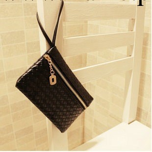 地攤貨廠價批發編制女士手拿包彩色編織手機零錢包化妝包小包包工廠,批發,進口,代購