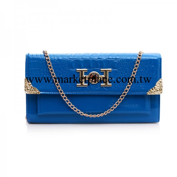 2014新款大H漆皮手拿包鏈條單肩斜跨女包包淘寶速賣通一件代發工廠,批發,進口,代購