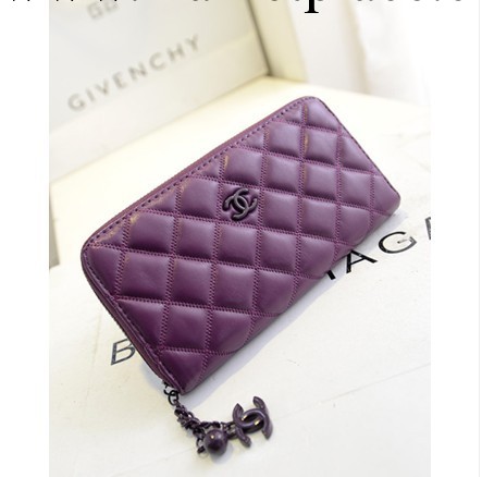 2014新款小香風女士錢包 流蘇墜字母歐美大牌潮女包 手拿包批發工廠,批發,進口,代購