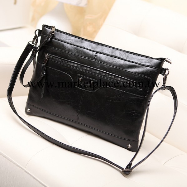 廣州女包批發2014新款韓版歐美鉚釘包手拿包手提單肩斜挎包包袋工廠,批發,進口,代購