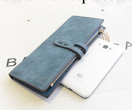 新款時尚手拿包復古錢包卡包大鈔包扣子裝飾錢包工廠,批發,進口,代購