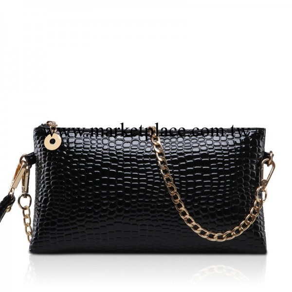 最新款歐美潮包鱷魚紋手拿包女款時尚斜挎包小包復古簡約單肩包女工廠,批發,進口,代購