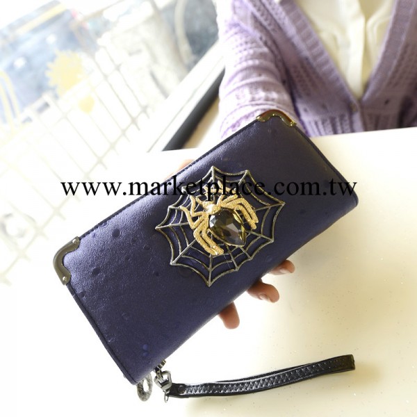 2014春夏新款蜘蛛大水鉆零錢手拿包 廠傢直供韓版甜美手提包包潮工廠,批發,進口,代購