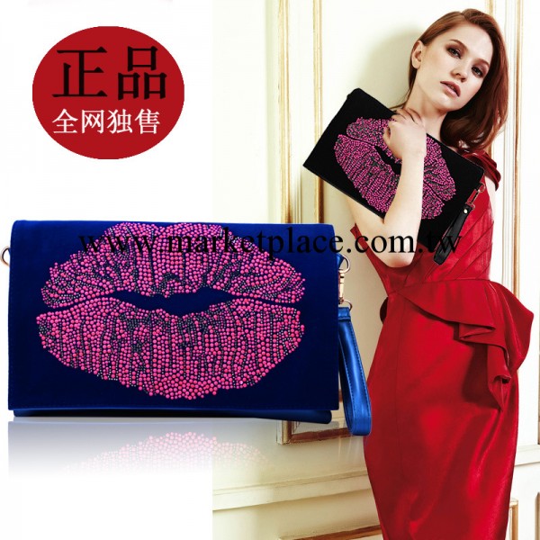 廣州廠傢批發新款女包 釘珠香吻嘴唇包多功能手拿手提單肩斜挎包工廠,批發,進口,代購