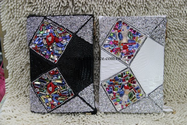 2014新款新華皮具輝輝皮具鑲鉆亮面鱷魚紋斜跨爆款手拿包女包批發工廠,批發,進口,代購