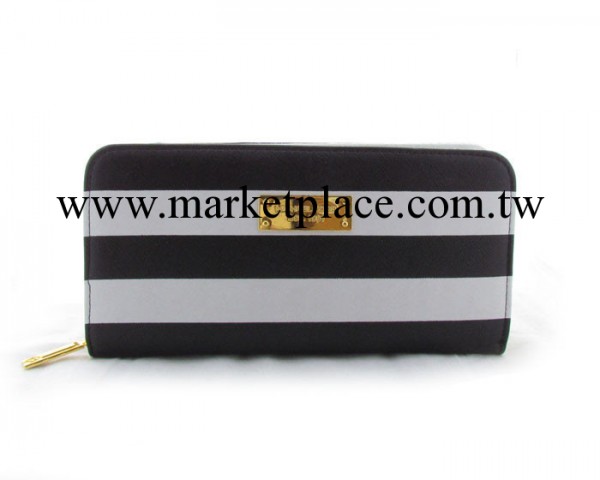 2013最新發佈MK錢包低調晚宴手拿包長款女士錢包條紋錢包外貿工廠,批發,進口,代購