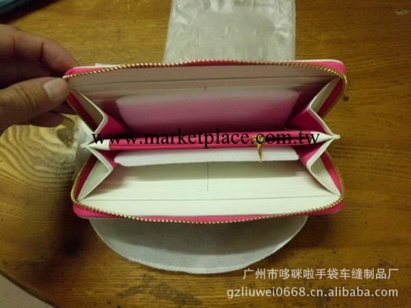 雙拉鏈零錢包 牛皮壓花手抓包 多功能真皮小包工廠,批發,進口,代購