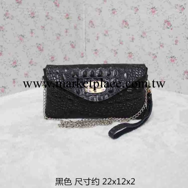 外貿包 女士單肩手拿包 頭層牛皮 鱷魚紋 零用包*工廠,批發,進口,代購
