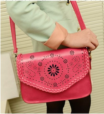 2014夏季爆款vivi韓版日系復古森林系鏤空編織單肩斜挎手拿女包工廠,批發,進口,代購