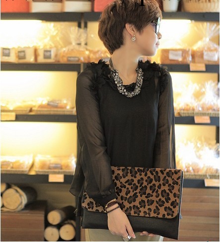 批發廣州女手拿包歐美明星包韓版豹紋馬毛手包女信封包手抓包508工廠,批發,進口,代購