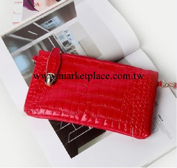 手抓包  真皮女包  全真皮鱷魚紋手拿包 斜跨手拿包 鏈條包工廠,批發,進口,代購