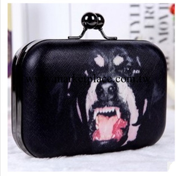 2014新款韓版惡犬包狗頭鏈條包單肩包手拿包晚宴盒子包工廠,批發,進口,代購