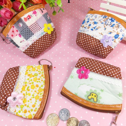 C01216 田園小碎花零錢包 創意小禮品 淘寶小禮物 義烏零錢包批發工廠,批發,進口,代購
