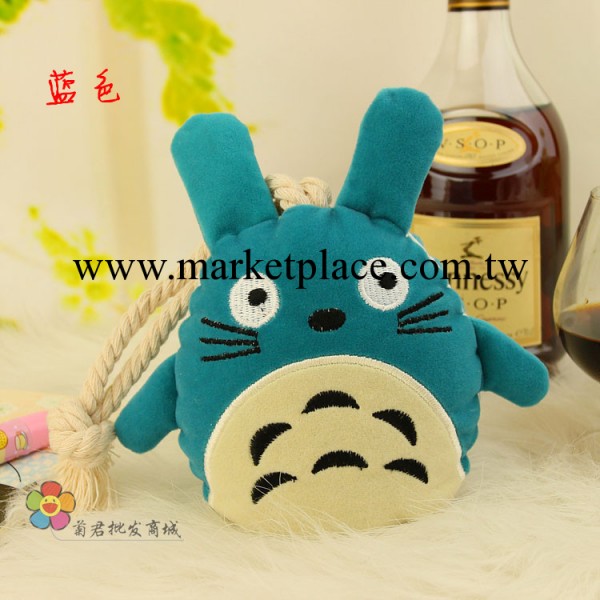 鎮店之寶 鑰匙包卡通 手工佈藝龍貓抽拉式鑰匙包 龍貓鑰匙包工廠,批發,進口,代購