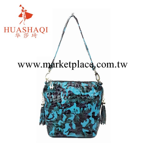 韓版女包漆皮斑馬紋兩用流蘇小桶包真皮牛皮壓花拉鏈式單肩斜挎包工廠,批發,進口,代購